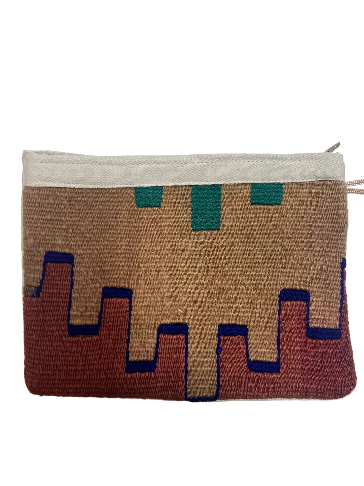 Turkish up-cycled carpet || clutch purse