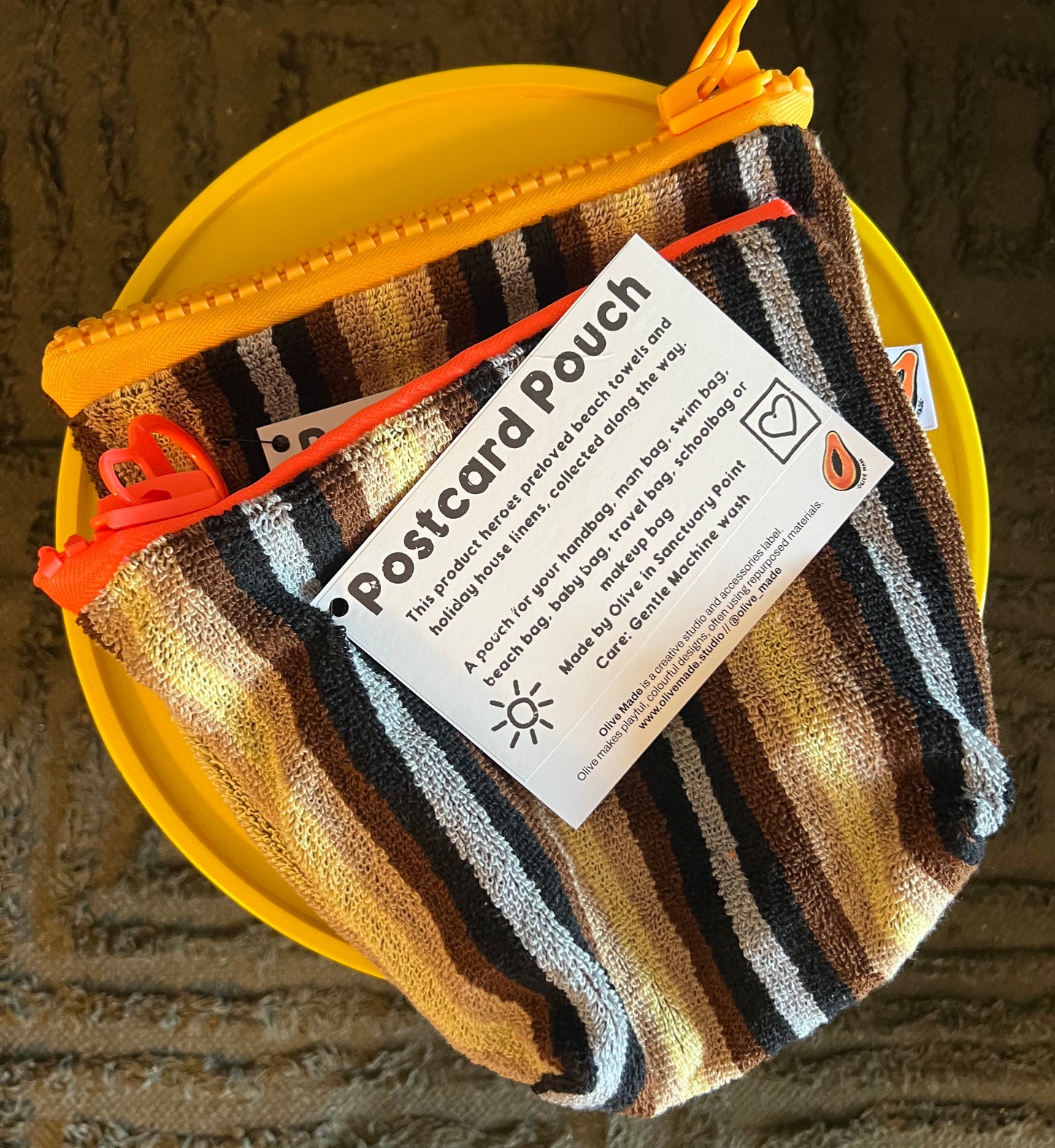 postcard pouch by Olive