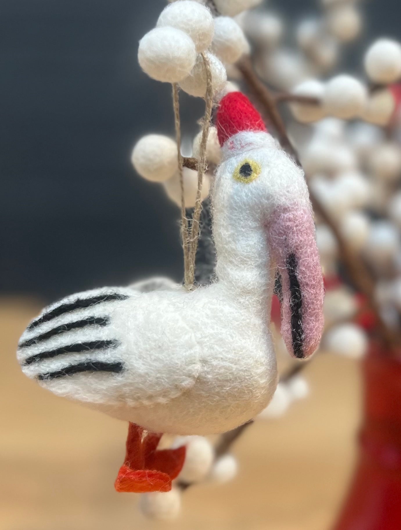 ethik felt || aussie bird xmas decorations