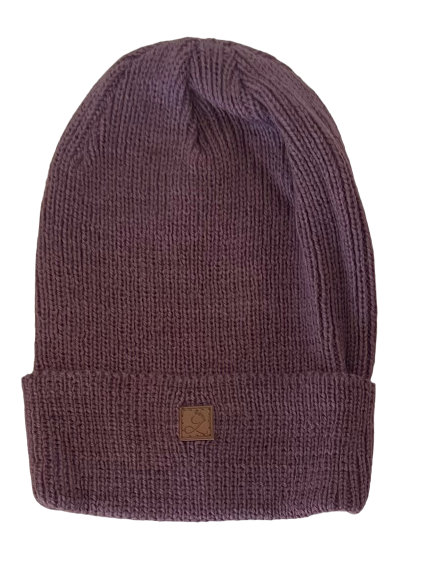 Unisex merino wool beanie