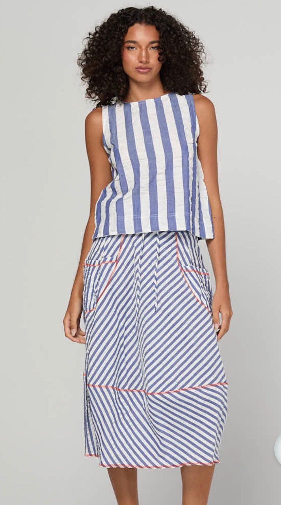 boomshankar || guru skirt || ocean stripe