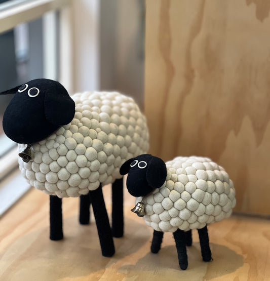 ethik felt || felt ball sheep toys