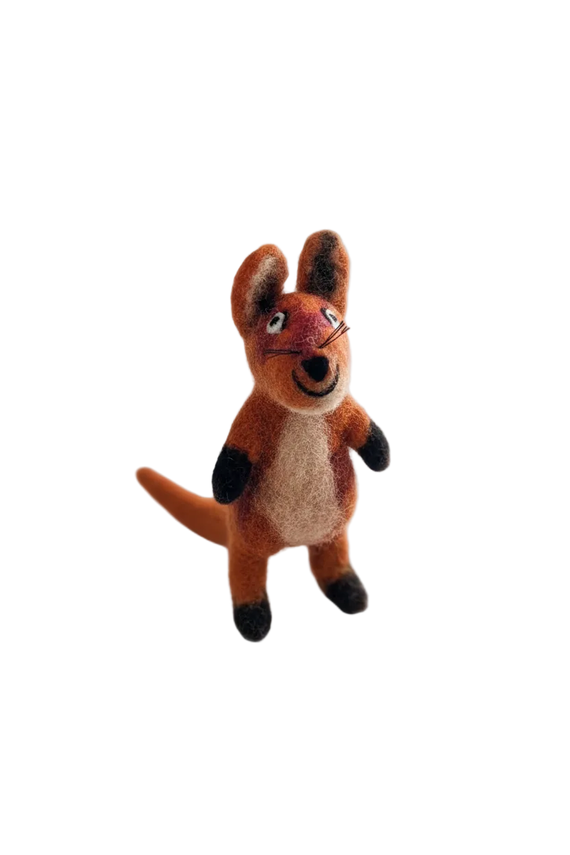 ethik felt || 3 D gruffalo finger puppet set