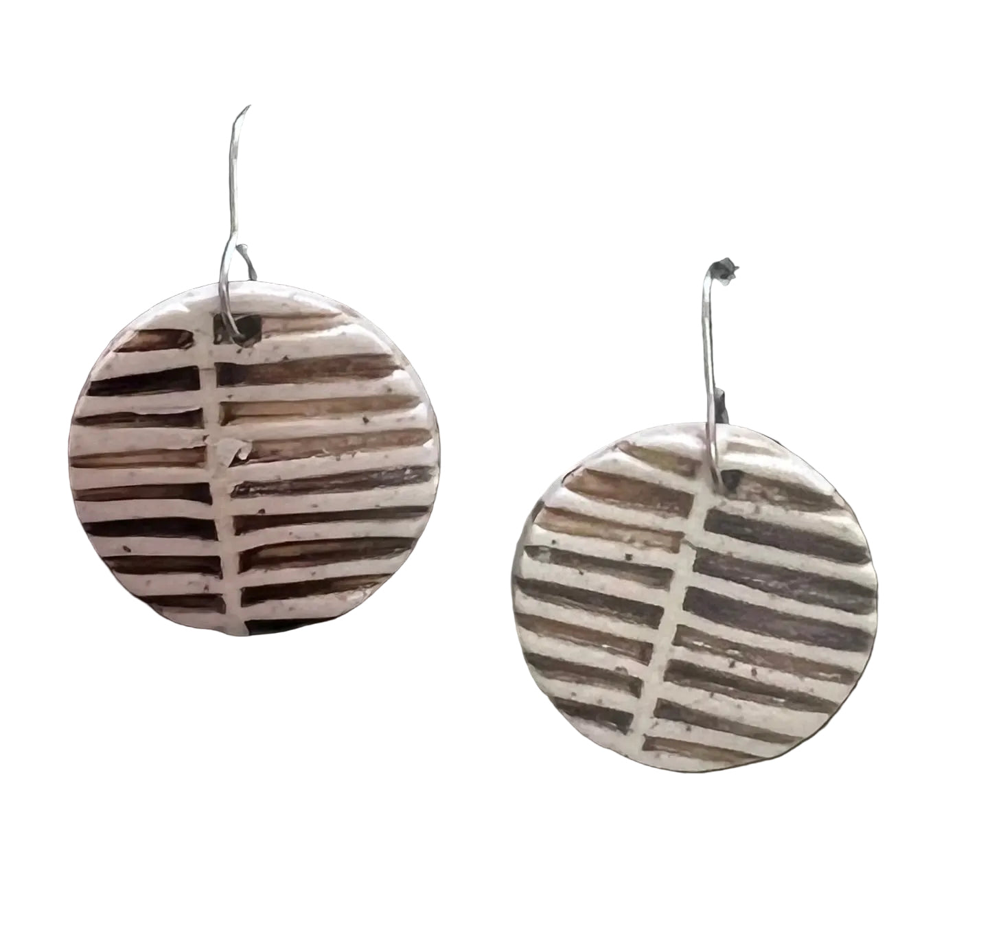 warby range || ceramic earrings || medium round