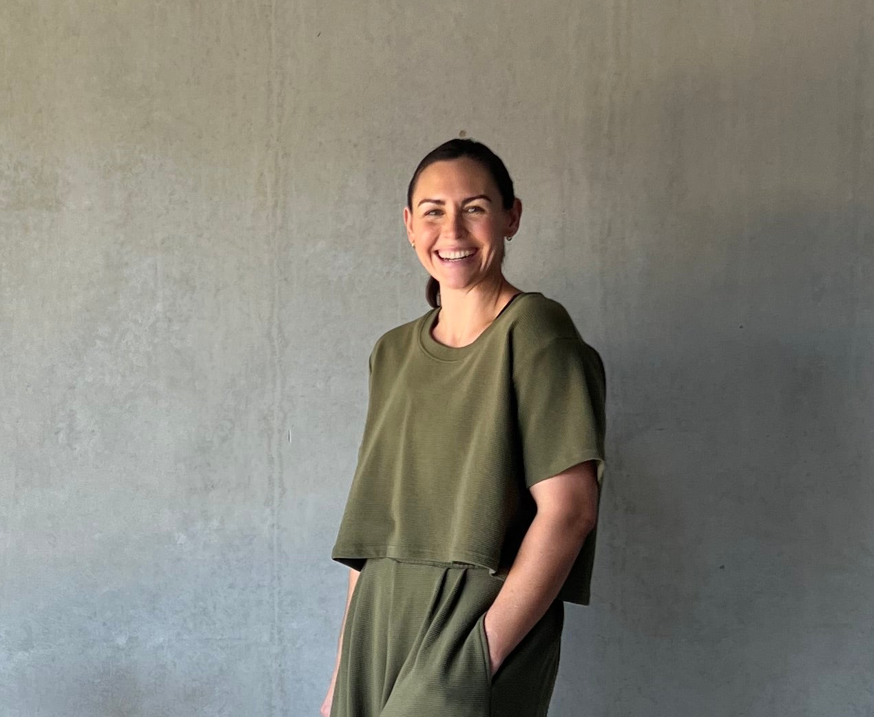 ethik organic cotton || oversized cropped tee