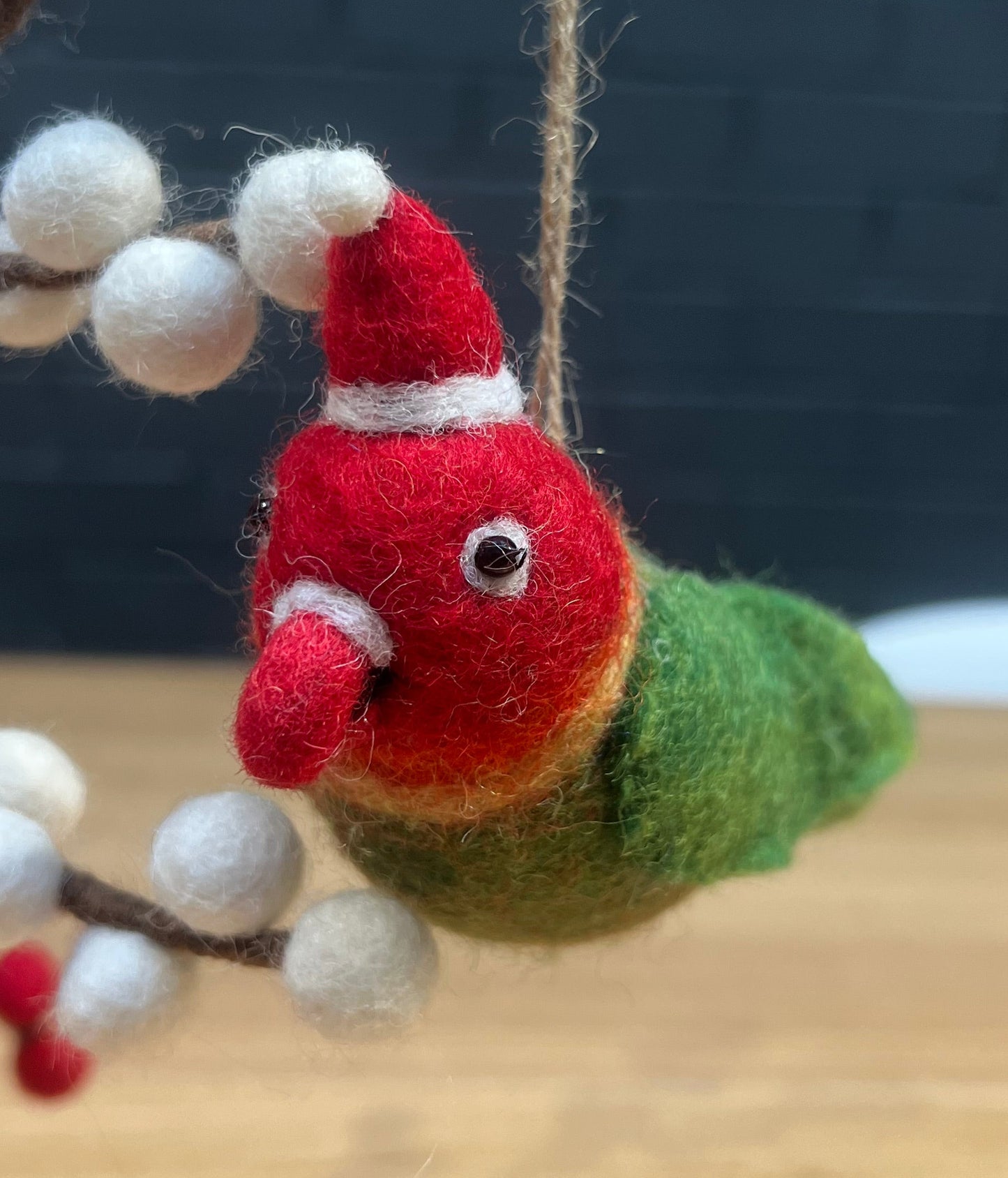 ethik felt || aussie bird xmas decorations