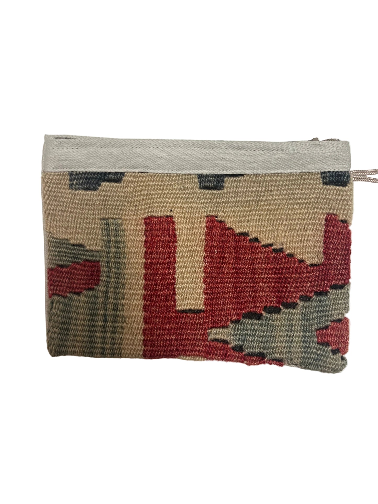 Turkish up-cycled carpet || clutch purse