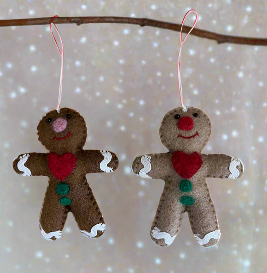 ethik felt || xmas gingerbread decorations