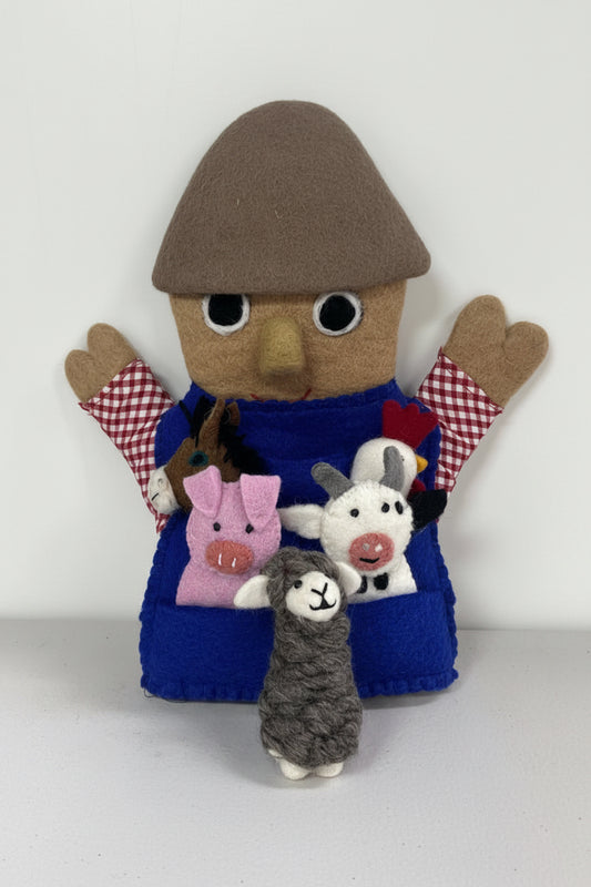 ethik felt || old MacDonald hand puppet