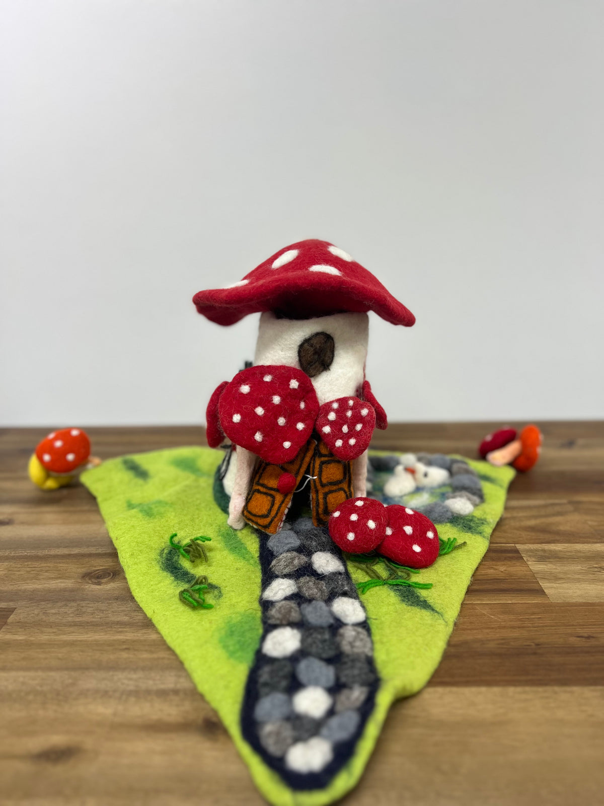 ethik felt || giant mushroom house