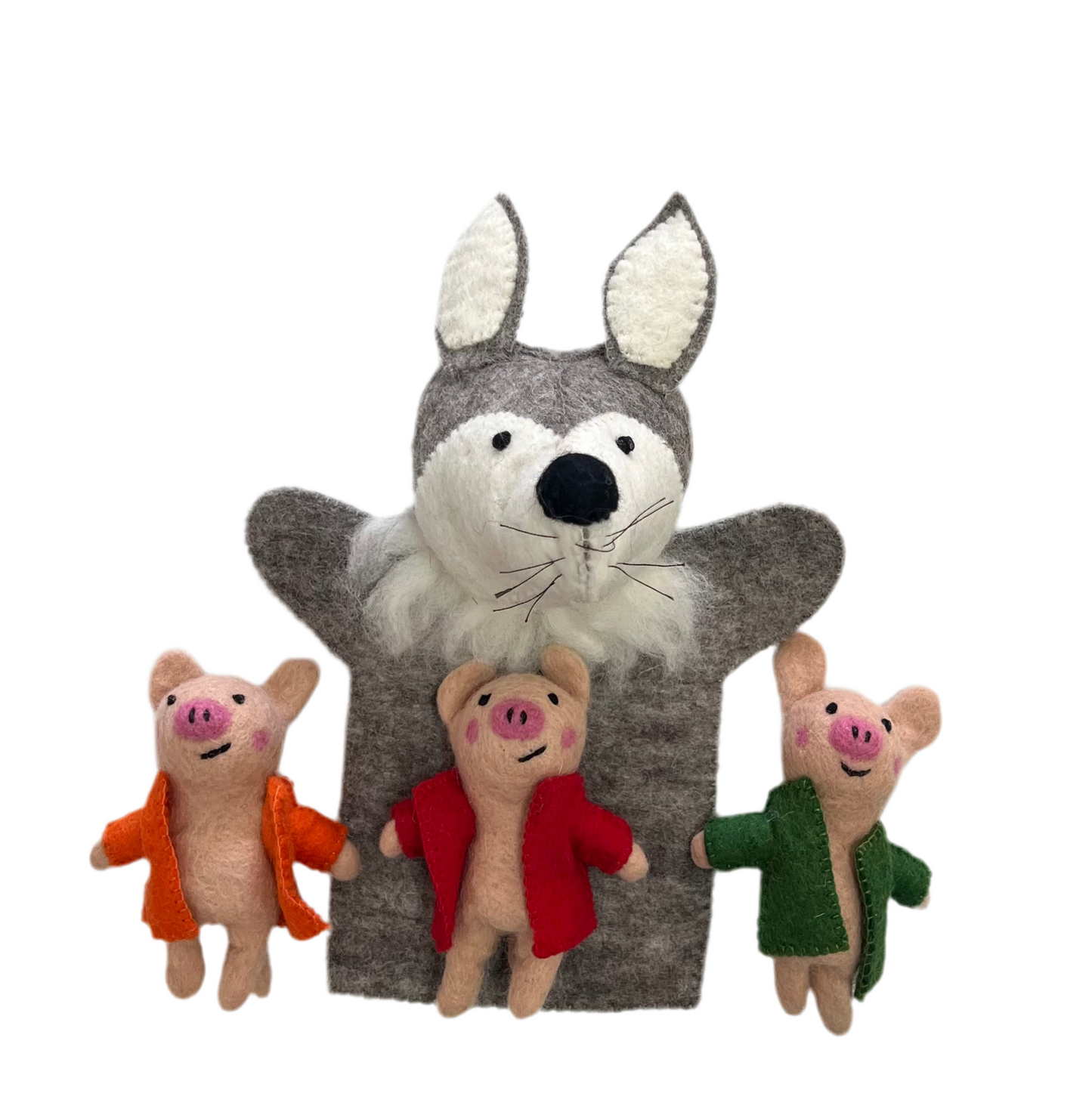 ethik felt || new wolf with 3 little pigs