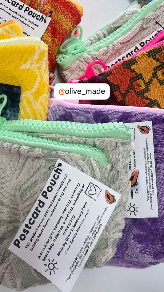 postcard pouch by Olive