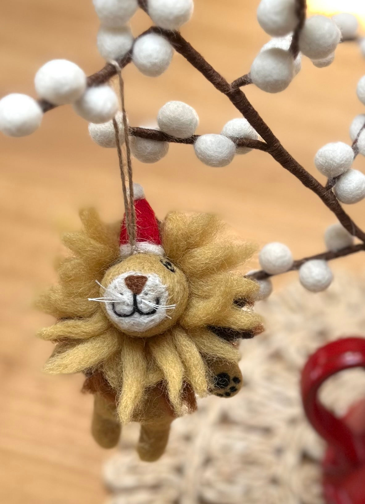 ethik felt || african animal xmas decorations