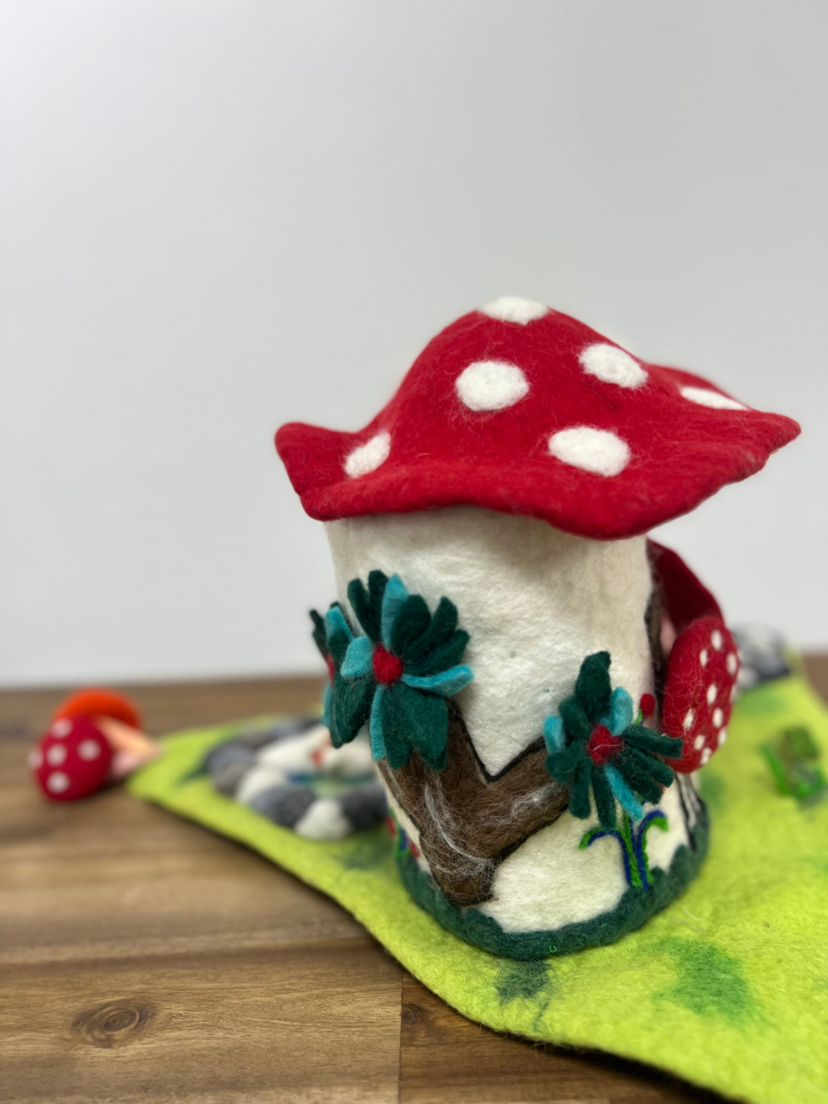 ethik felt || giant mushroom house