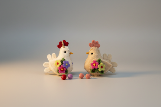 ethik felt || chicken decoration