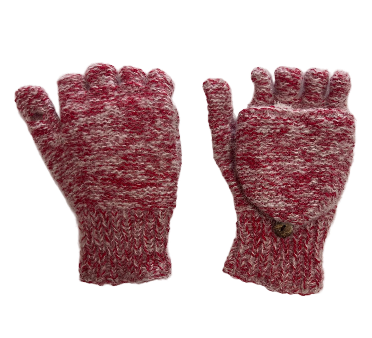 ethik mohair blend || fingerless gloves with mitten