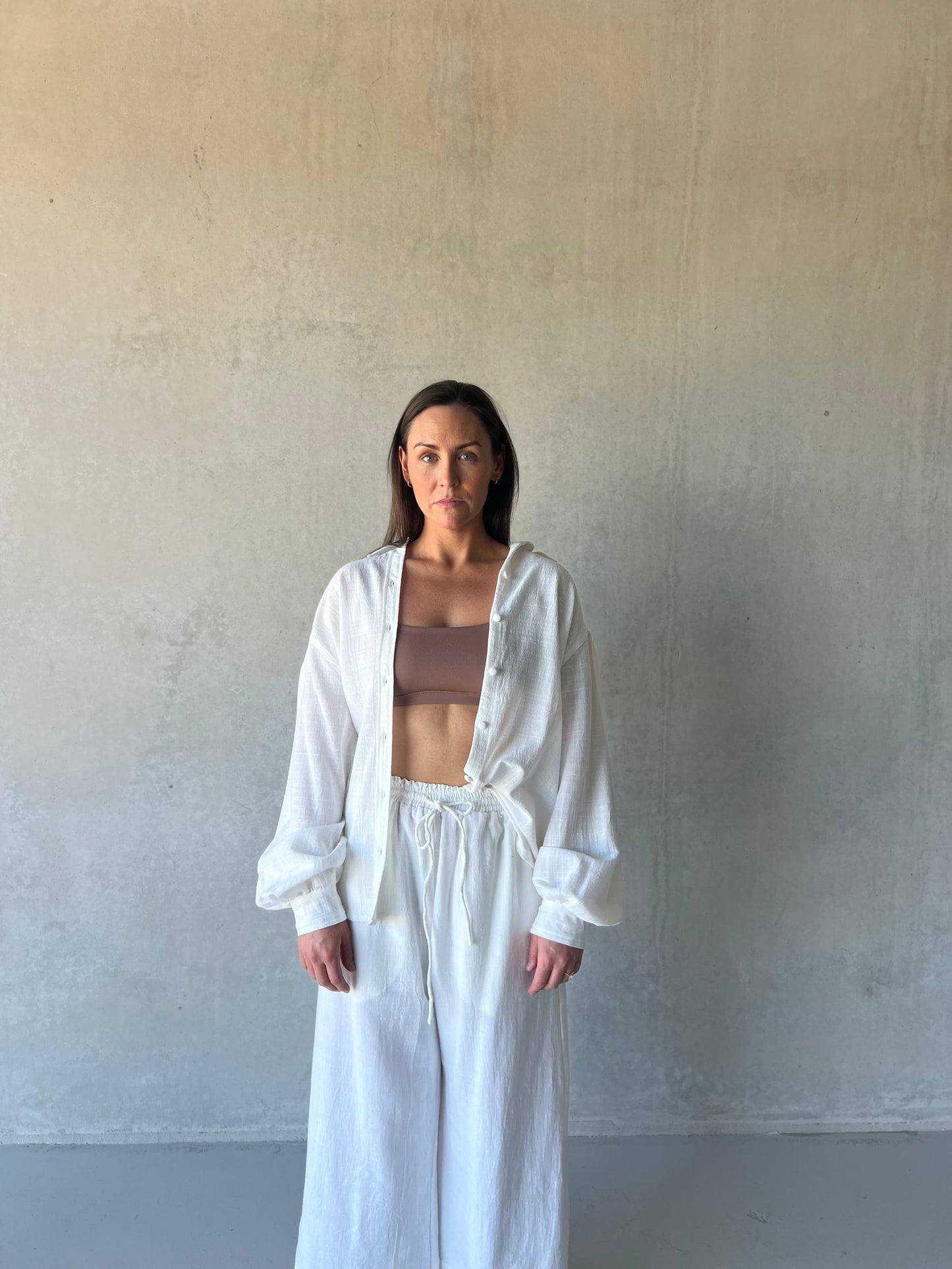ethik cotton || madeline button up shirt