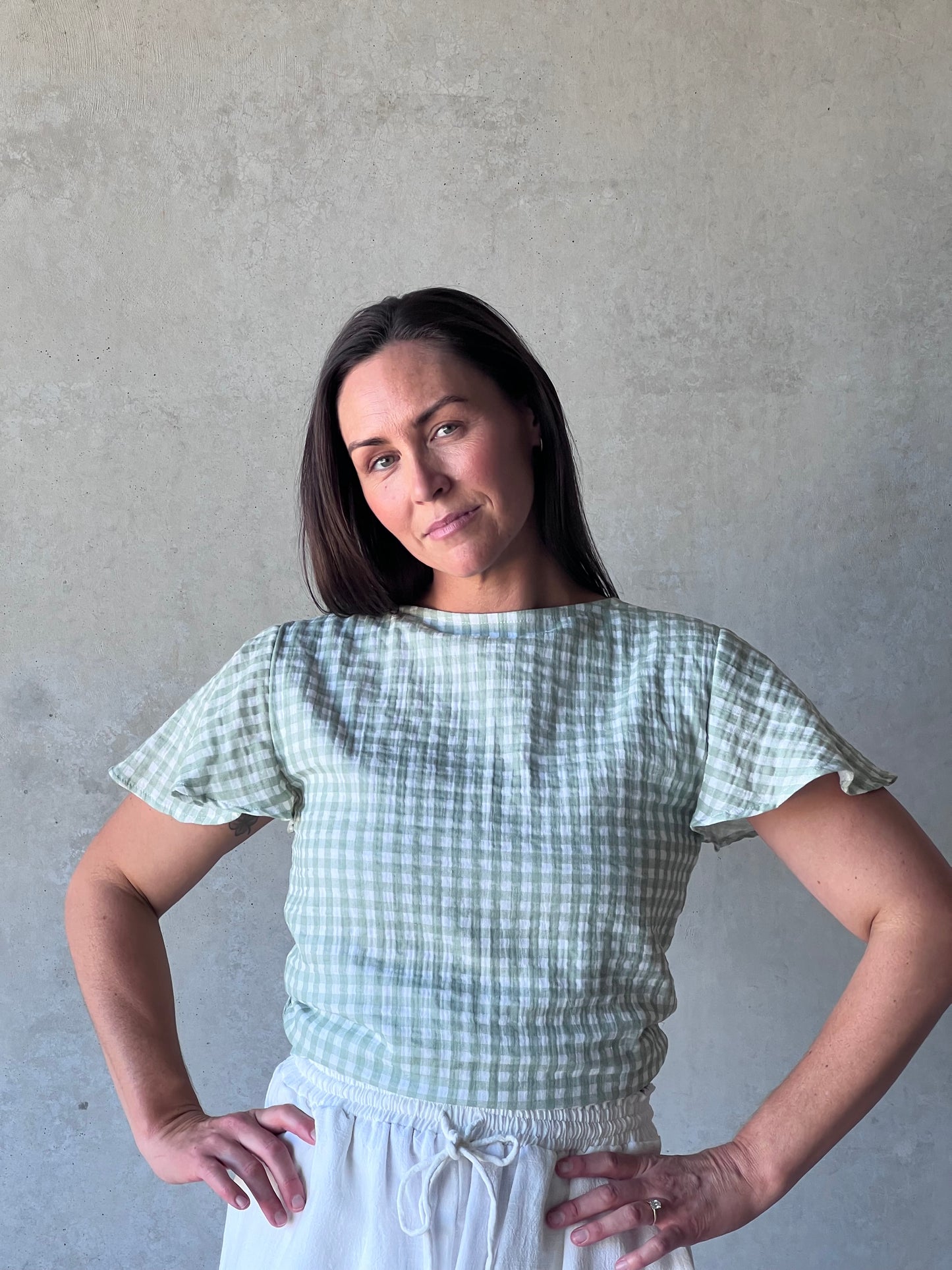 ethik cotton || madeline top