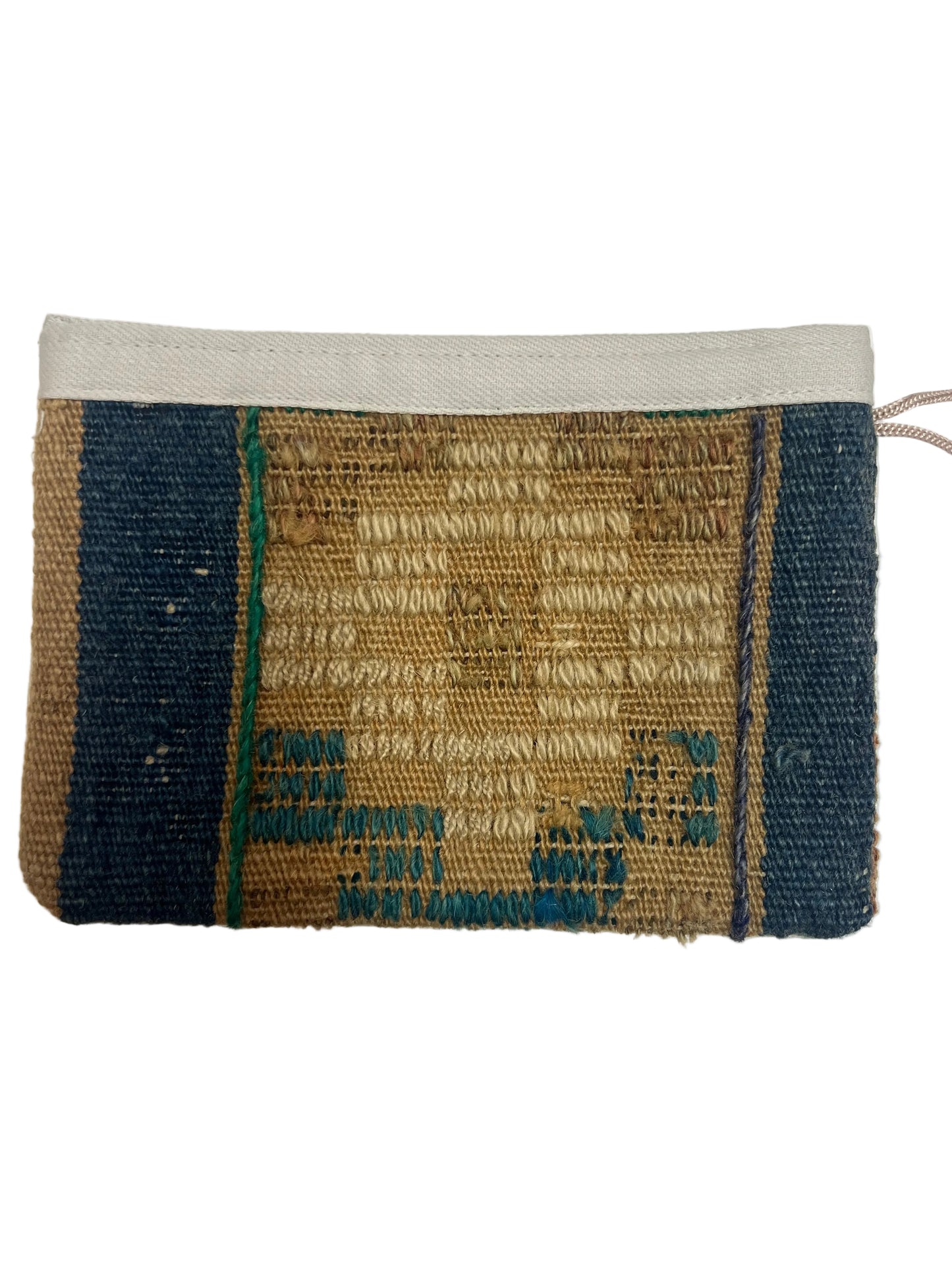 Turkish up-cycled carpet || clutch purse