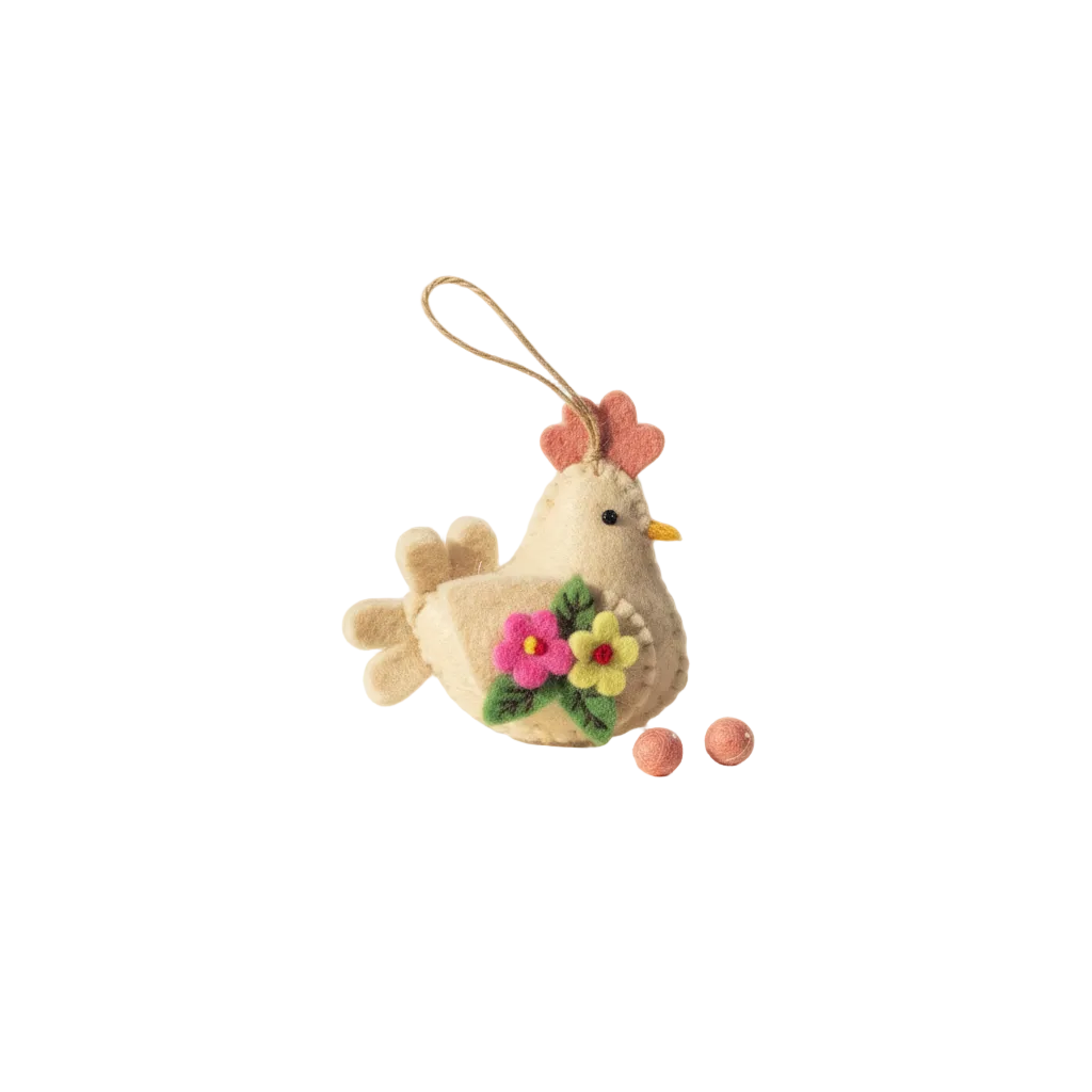 ethik felt || chook decoration