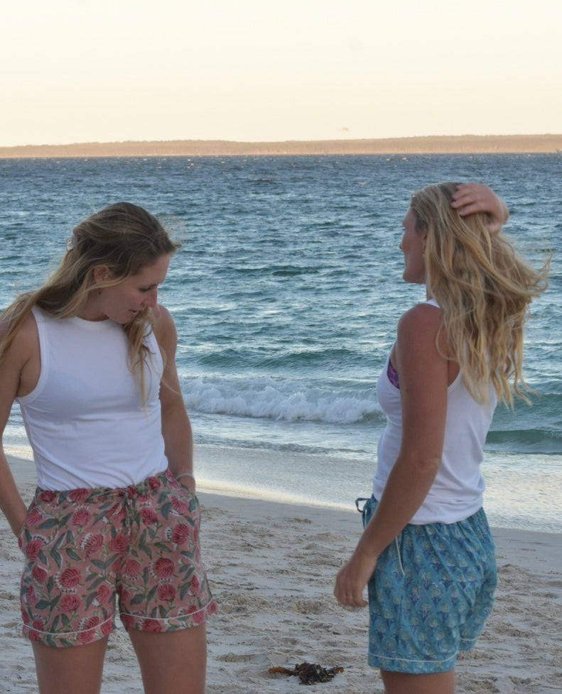 ethik cotton boxer shorts || hand block printed