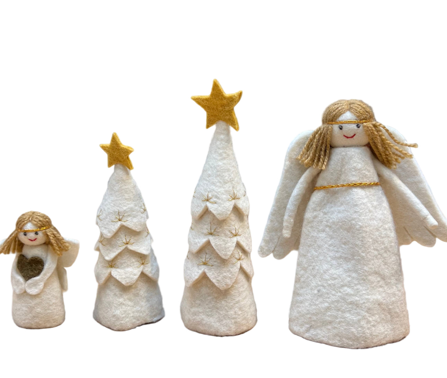ethik felt || standing xmas trees || tree topper