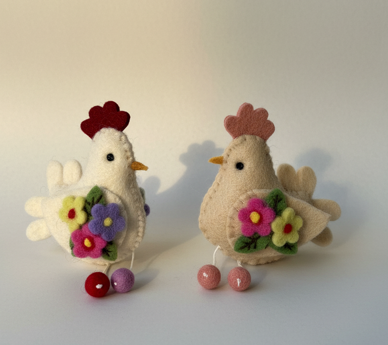 ethik felt || chook decoration