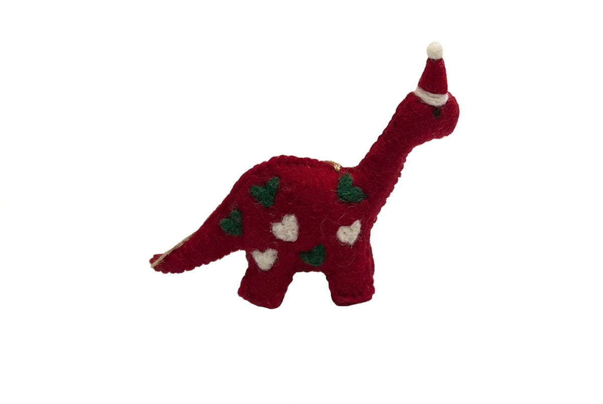 ethik felt || dinosaur xmas decoration