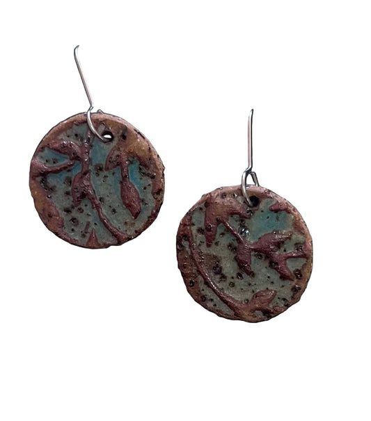 warby range || ceramic earrings || medium round