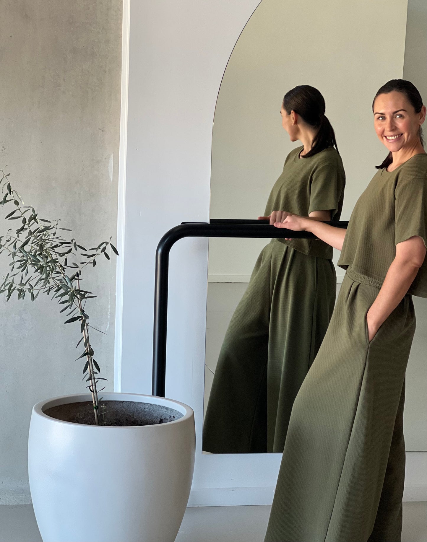 ethik organic cotton || wide leg pants