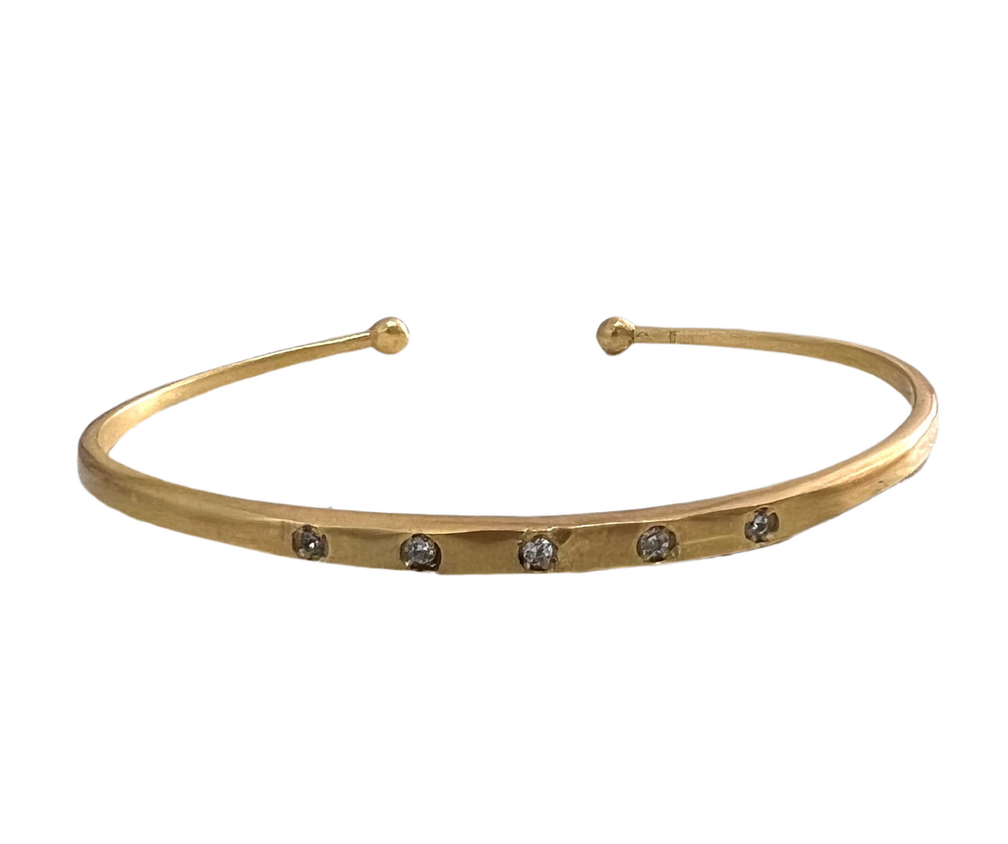 Jaipur gold jewellery || brass and 5 stone bangle