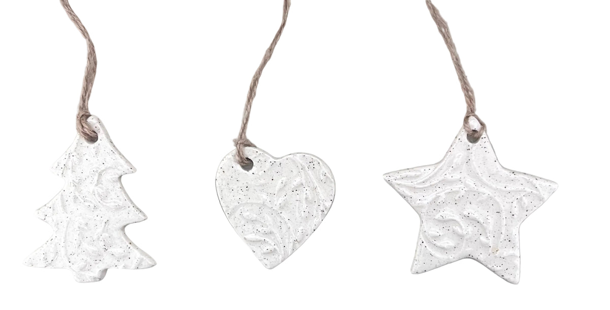 warby range || ceramic xmas decorations