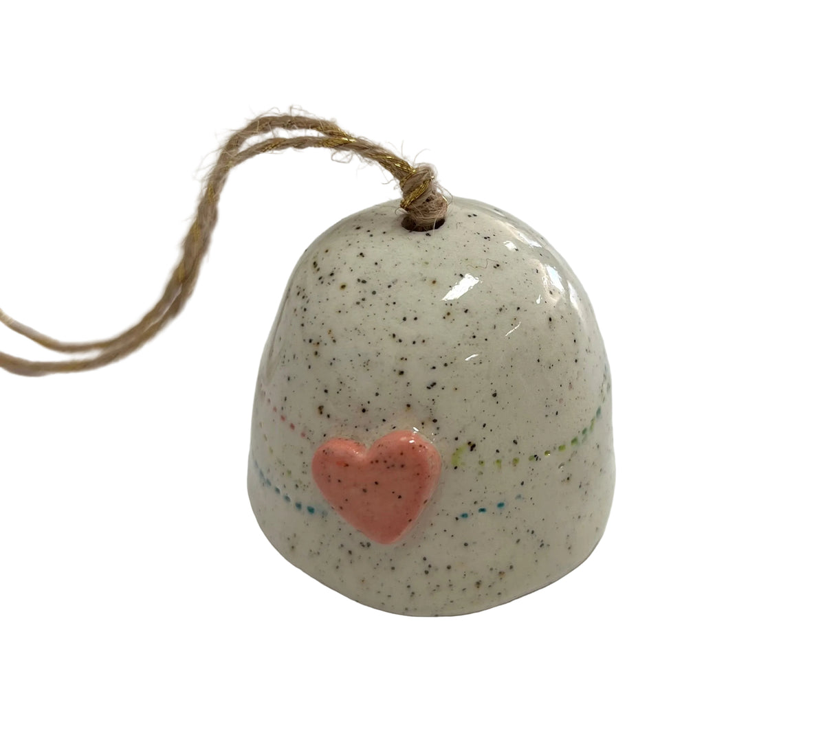 warby range || ceramic xmas decorations || bell with loveheart