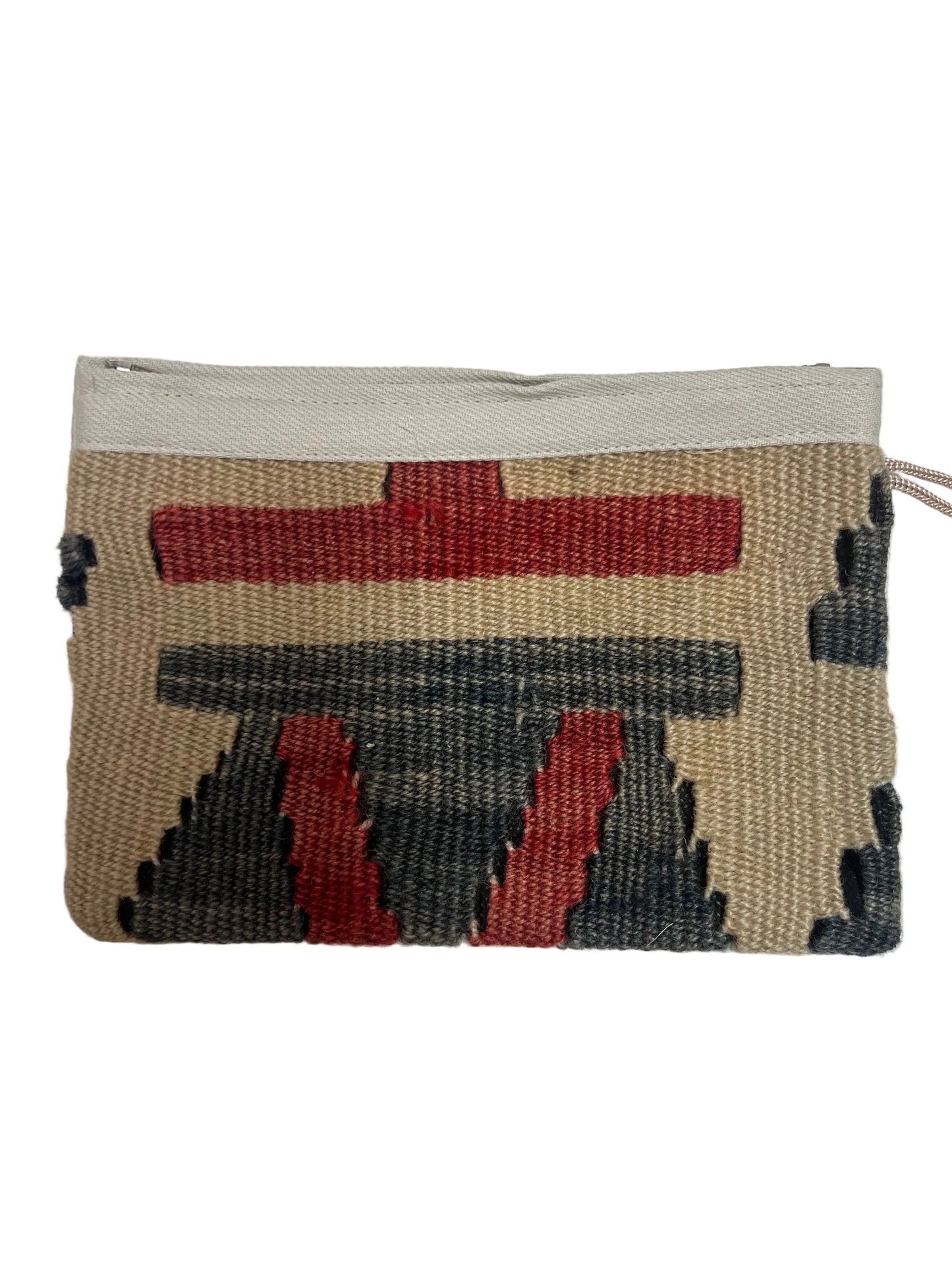 Turkish up-cycled carpet || clutch purse