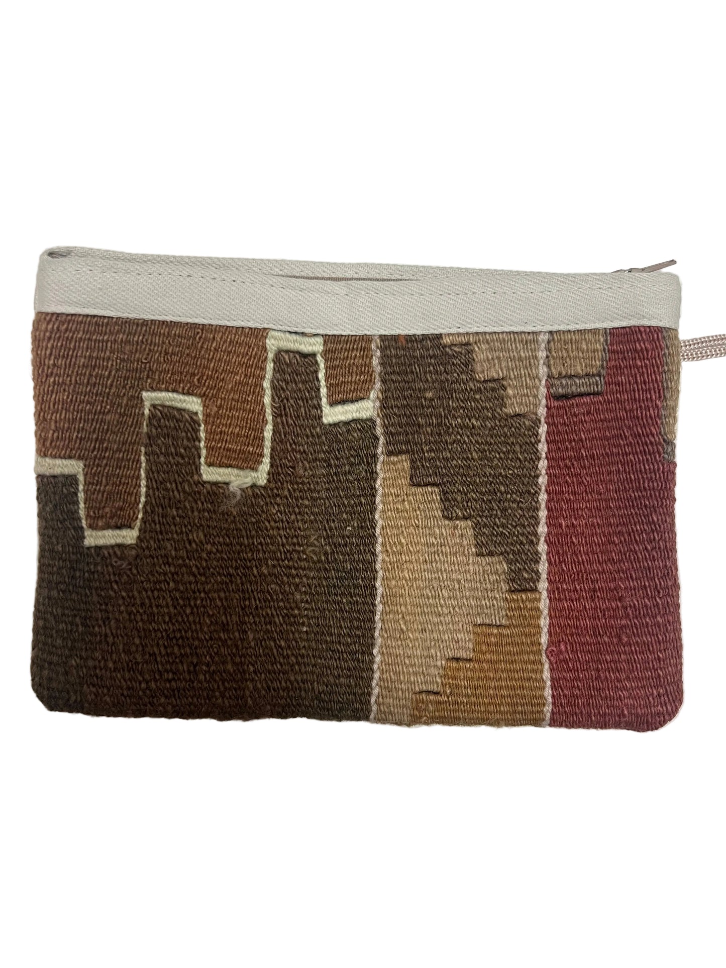 Turkish up-cycled carpet || clutch purse