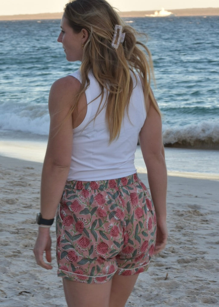 ethik cotton boxer shorts || hand block printed