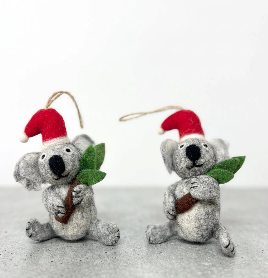 ethik felt || koala xmas decoration