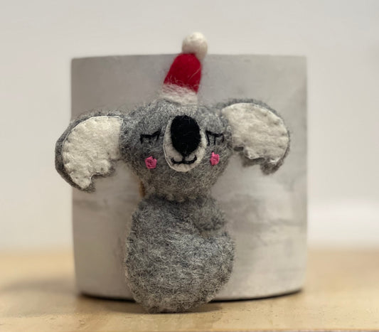 ethik felt || xmas koala decoration