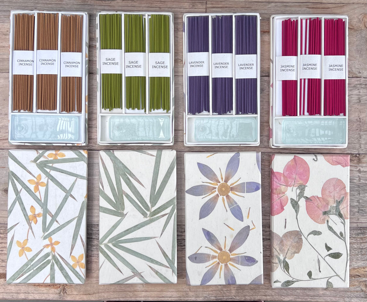 Saraswati paper incense box || floral