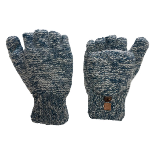 ethik mohair blend || fingerless gloves with mitten