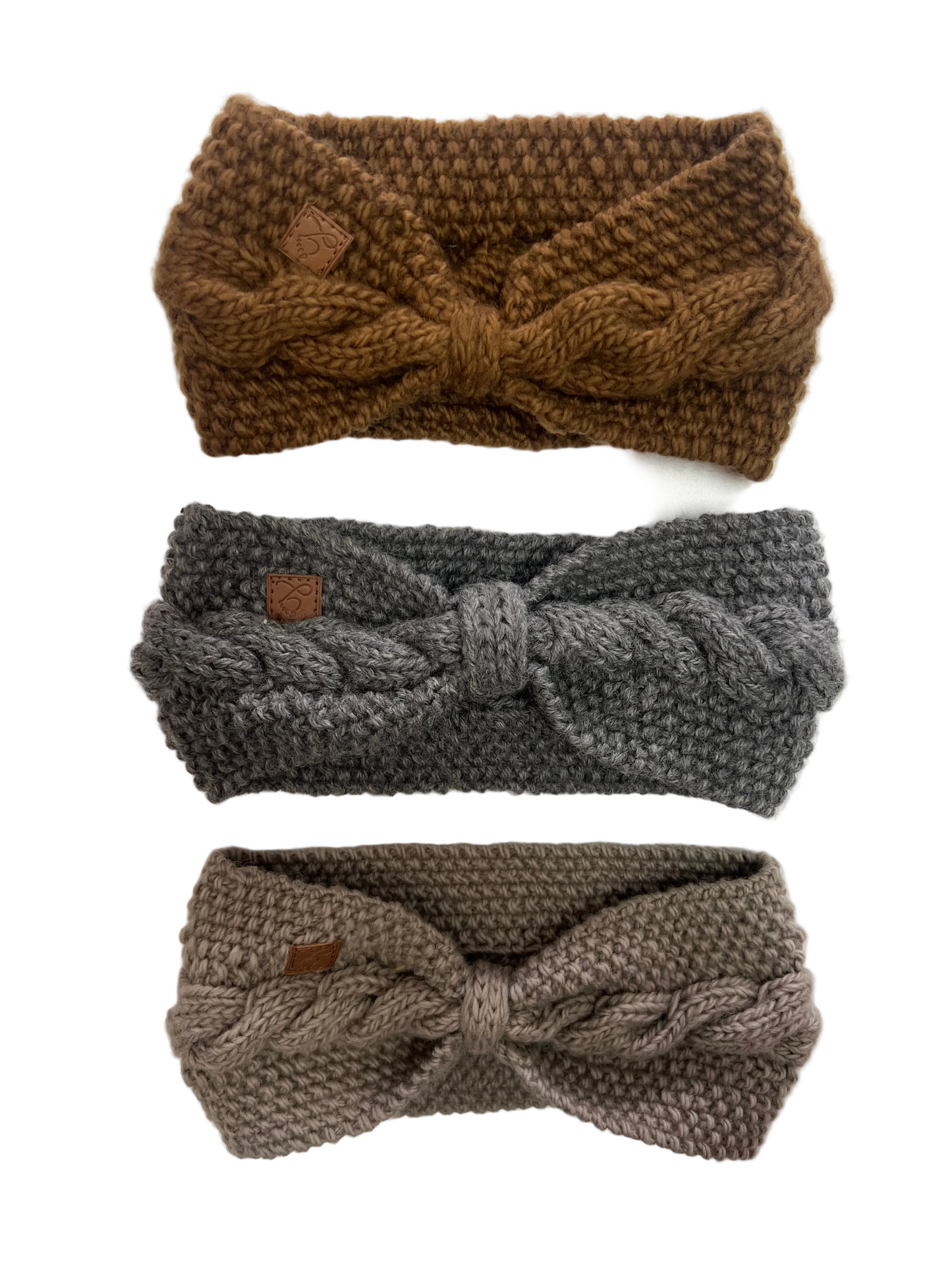 ethik merino wool || front knot headwarmer