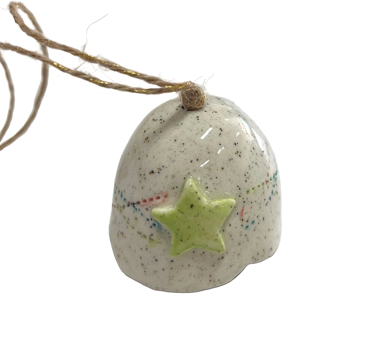 warby range || ceramic xmas decorations || bell with loveheart