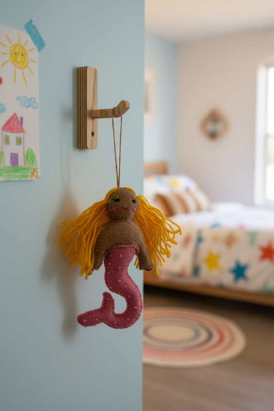 felt mermaid decoration