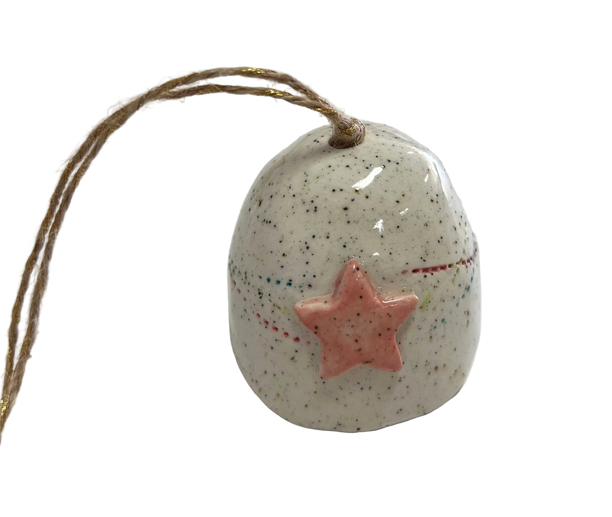 warby range || ceramic xmas decorations || bell with loveheart