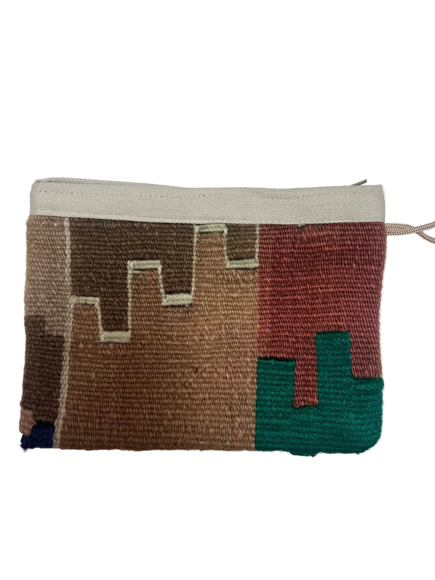 Turkish up-cycled carpet || clutch purse