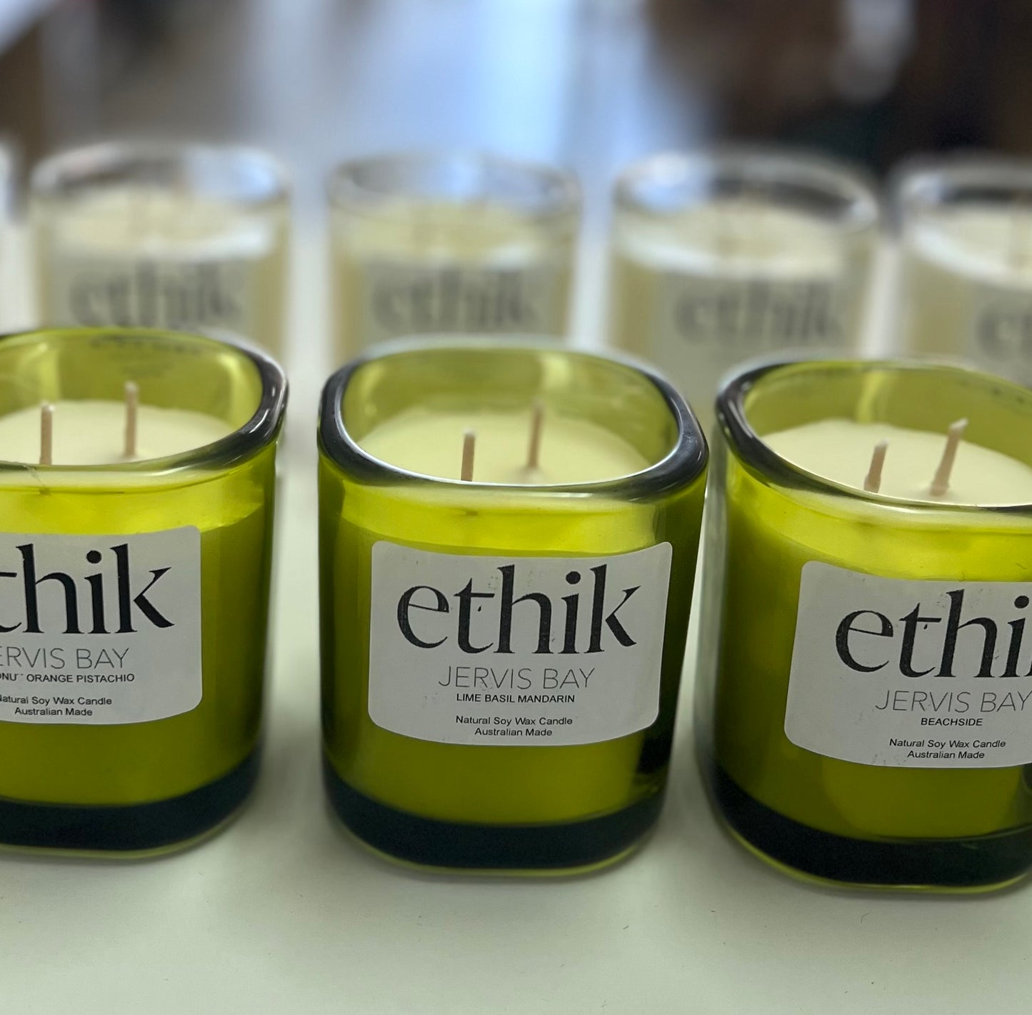 ethik jervis bay || double wick glass candle