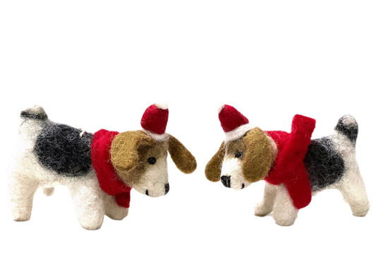 ethik felt || beagle xmas decoration