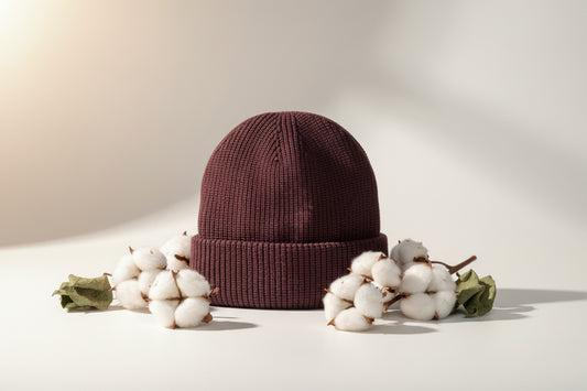 anona organic cotton || knit unisex beanie