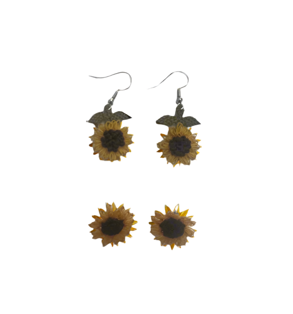 Turkish Jewellery || sunflower earrings