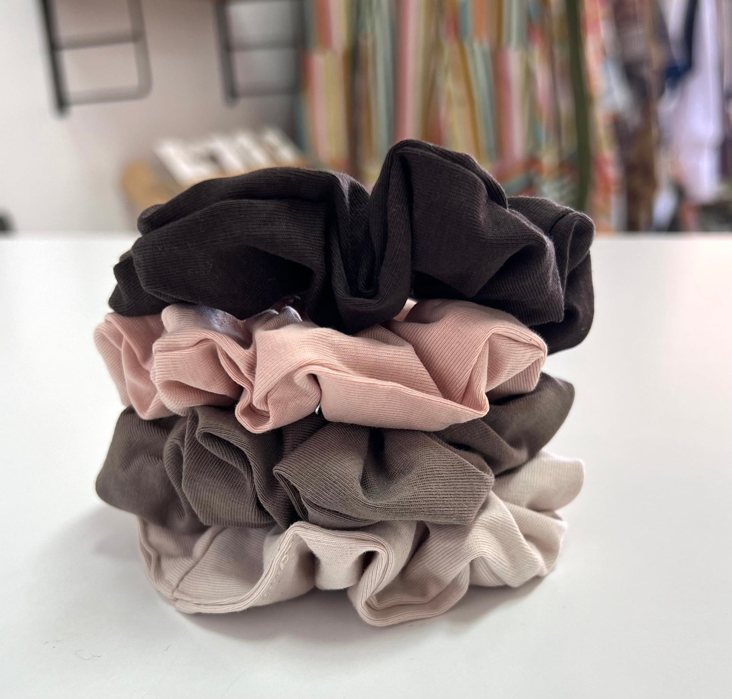 ethik organic cotton || scrunchies